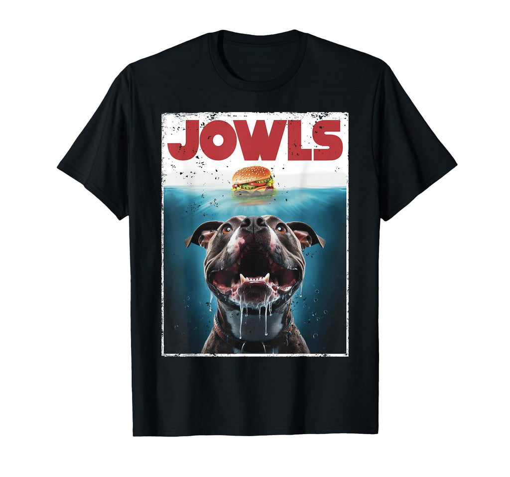 Funny Pittie Pitbull Pit Bull Jowls Burger T-Shirt - Trendy Graphic Unisex - T-Shirt, Sweatshirt, Hoodie