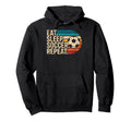 Eat Sleep Soccer Repet Goalie Player Fan Hoodie - Aesthetic Graphic Unisex - T-Shirt, Sweatshirt, Hoodie