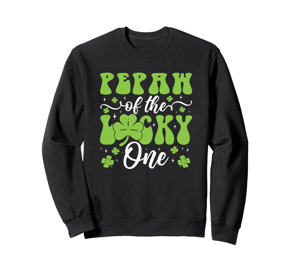 Pepaw Lucky One First Birthday St Sweatshirt - Streetwear Style Unisex - T-Shirt, Sweatshirt, Hoodie