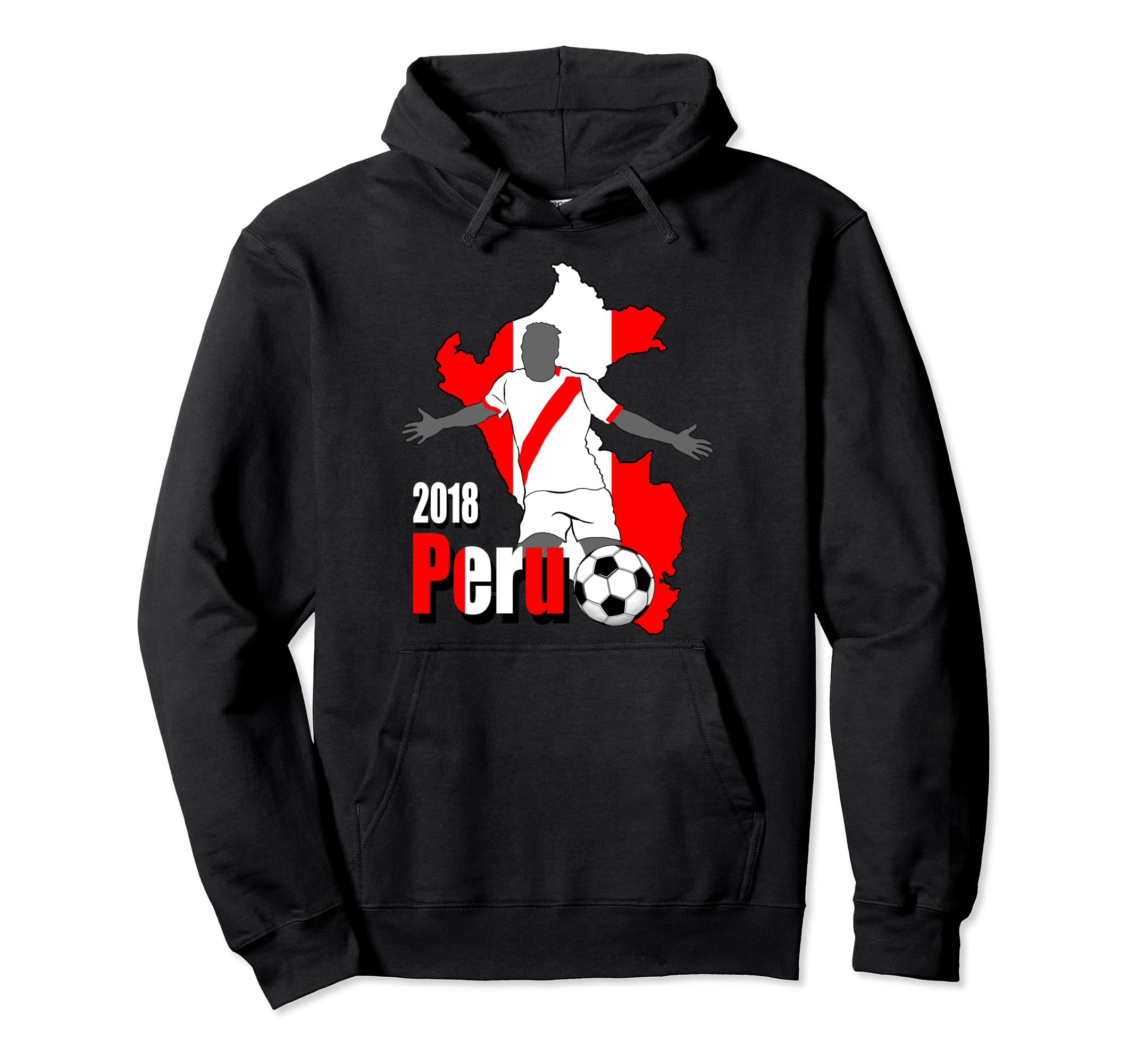 Peru Soccer Fan Peru Camiseta Futbol Hoodie - Fun Novelty Design Unisex - T-Shirt, Sweatshirt, Hoodie