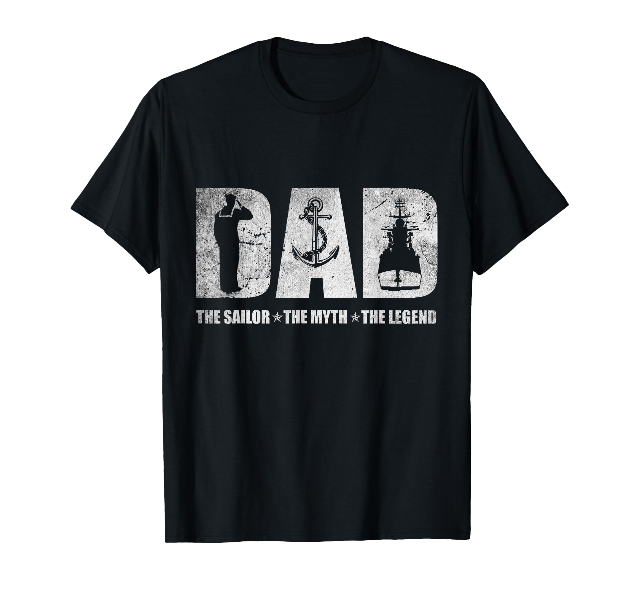 Sailor Myth Legend Father Mens T-Shirt - Minimalist Print for Adults - T-Shirt, Sweatshirt, Hoodie
