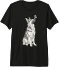 Minimalist German Dog Lover Design For Mom Dad - Adult & Kids T-Shirts, Sweatshirts & Hoodies apparel design preview 1