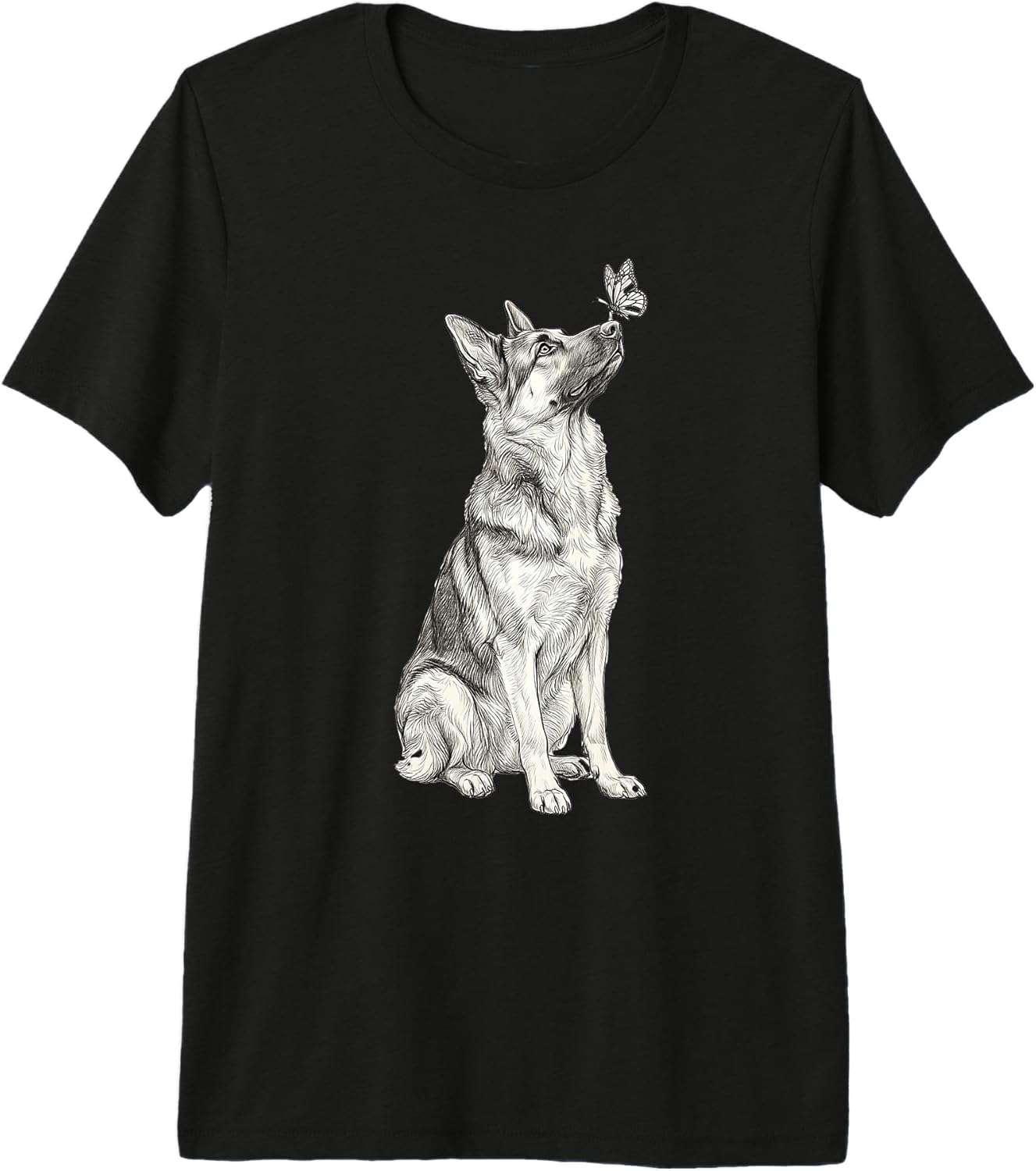 Minimalist German Dog Lover Design For Mom Dad - Adult & Kids T-Shirts, Sweatshirts & Hoodies apparel design preview 1