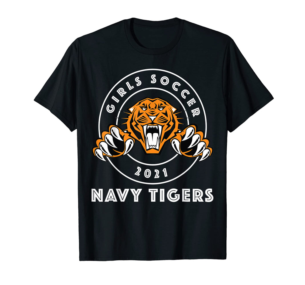 Navy Tigers Soccer Team Players Gear T-Shirt - Fun Novelty Design Unisex - T-Shirt, Sweatshirt, Hoodie