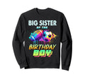 Big Sister Birthday Football Sweatshirt - Minimalist Print for Adults - T-Shirt, Sweatshirt, Hoodie