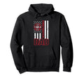 American Firefighter Dad Hoodie - Casual Everyday Wear Unisex - T-Shirt, Sweatshirt, Hoodie