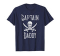 Captain Daddy Personalized Dad Pirate T-Shirt - Trendy Graphic Unisex - T-Shirt, Sweatshirt, Hoodie