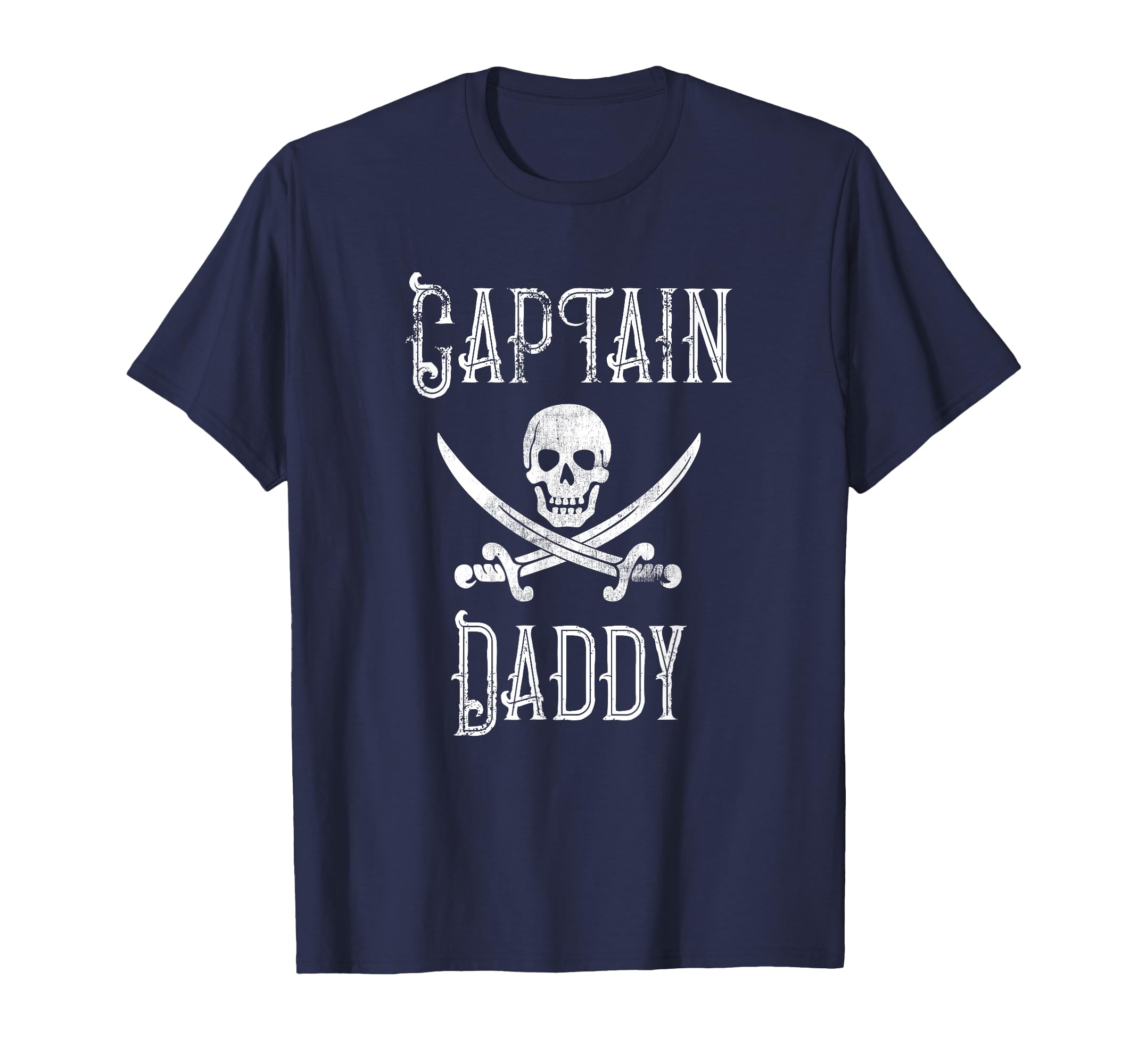Captain Daddy Personalized Dad Pirate T-Shirt - Trendy Graphic Unisex - T-Shirt, Sweatshirt, Hoodie