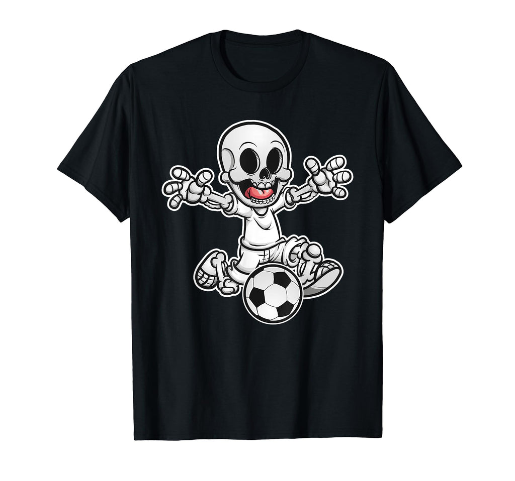 Skeleton Soccer Halloween Funny Sports T-Shirt - Unique Graphic for Adults - T-Shirt, Sweatshirt, Hoodie
