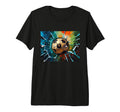 Soccer Tri Blend T-Shirt - Custom Art Print Men Women - T-Shirt, Sweatshirt, Hoodie