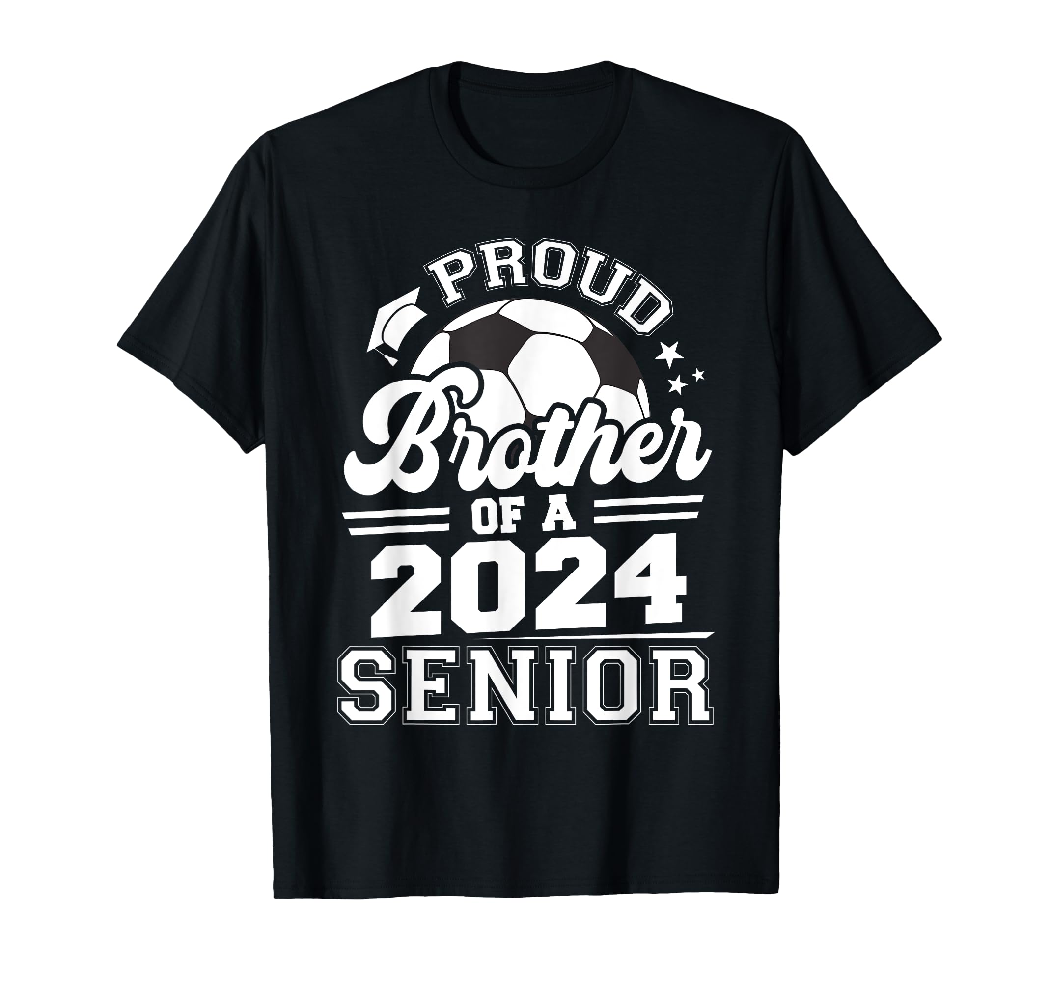 Proud Brother 2024 Senior Graduate T-Shirt - Fun Novelty Design for Adults - T-Shirt, Sweatshirt, Hoodie