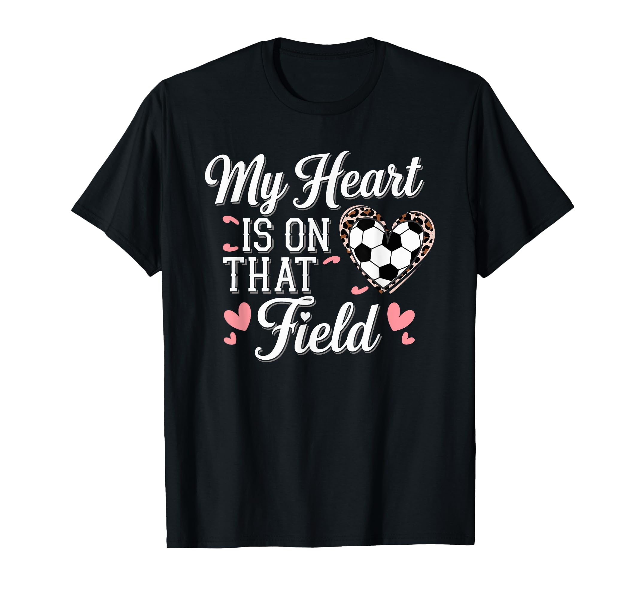 My Heart Is That Field Soccer Mom T-Shirt - Minimalist Print Men Women - T-Shirt, Sweatshirt, Hoodie
