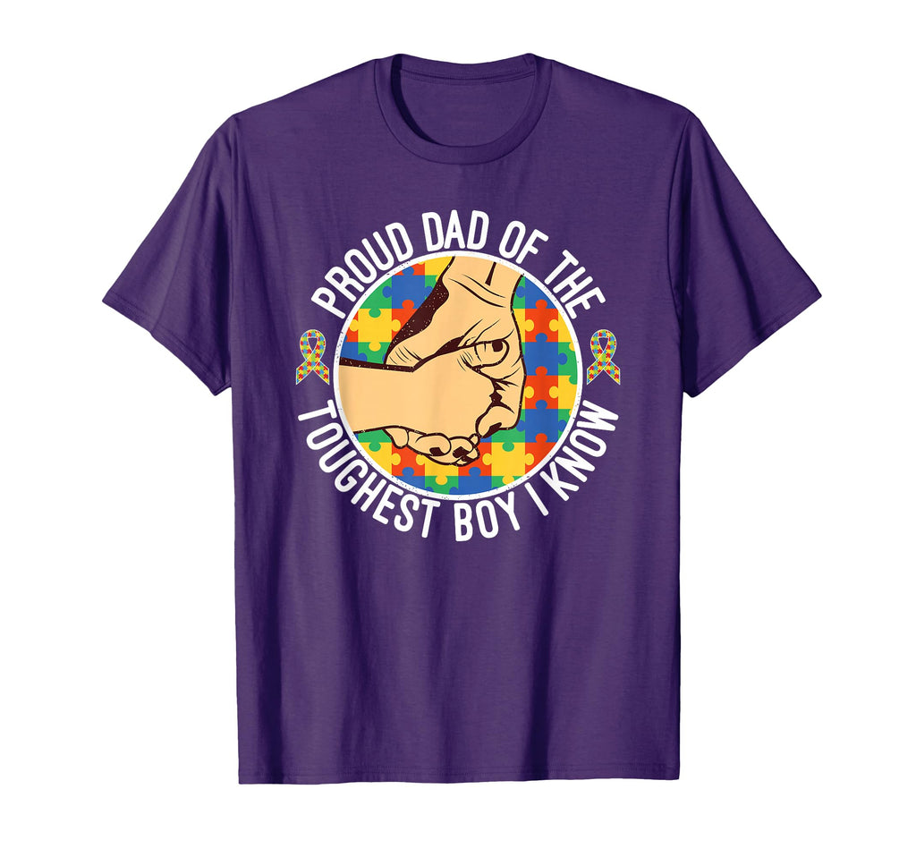 Mens Autism Awareness Dad Son Funny T-Shirt - Casual Everyday Wear Unisex - T-Shirt, Sweatshirt, Hoodie