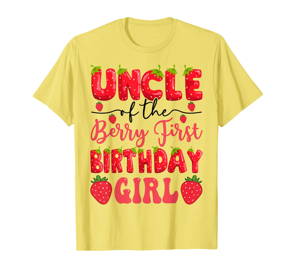 Uncle Berry First Birthday Strawberry T-Shirt - Streetwear Style Men Women - T-Shirt, Sweatshirt, Hoodie
