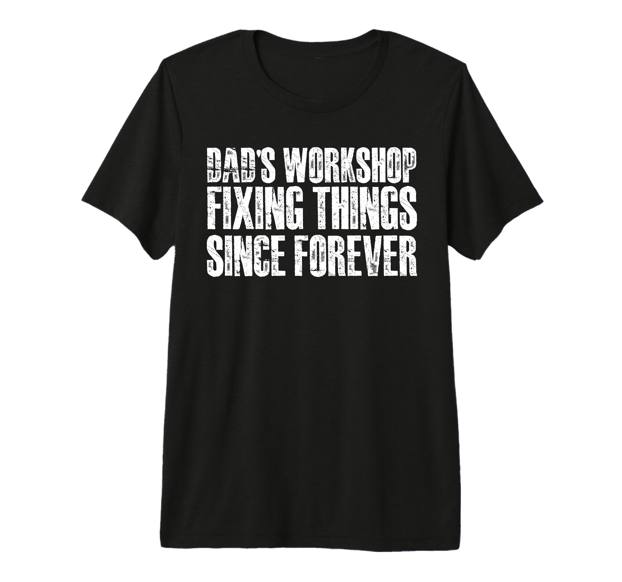 Mens Dads Workshop Fixing Things T-Shirt - Fun Novelty Design for Adults - T-Shirt, Sweatshirt, Hoodie