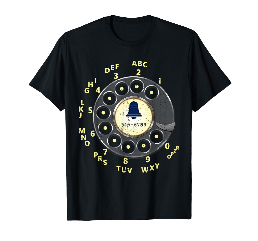 Rotary Dial Telephone T-Shirt - Aesthetic Graphic Unisex - T-Shirt, Sweatshirt, Hoodie
