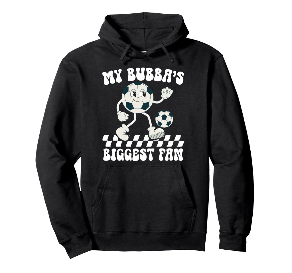 Bubbas Biggest Fan Soccer Brother Soccer Hoodie - Minimalist Print Unisex - T-Shirt, Sweatshirt, Hoodie
