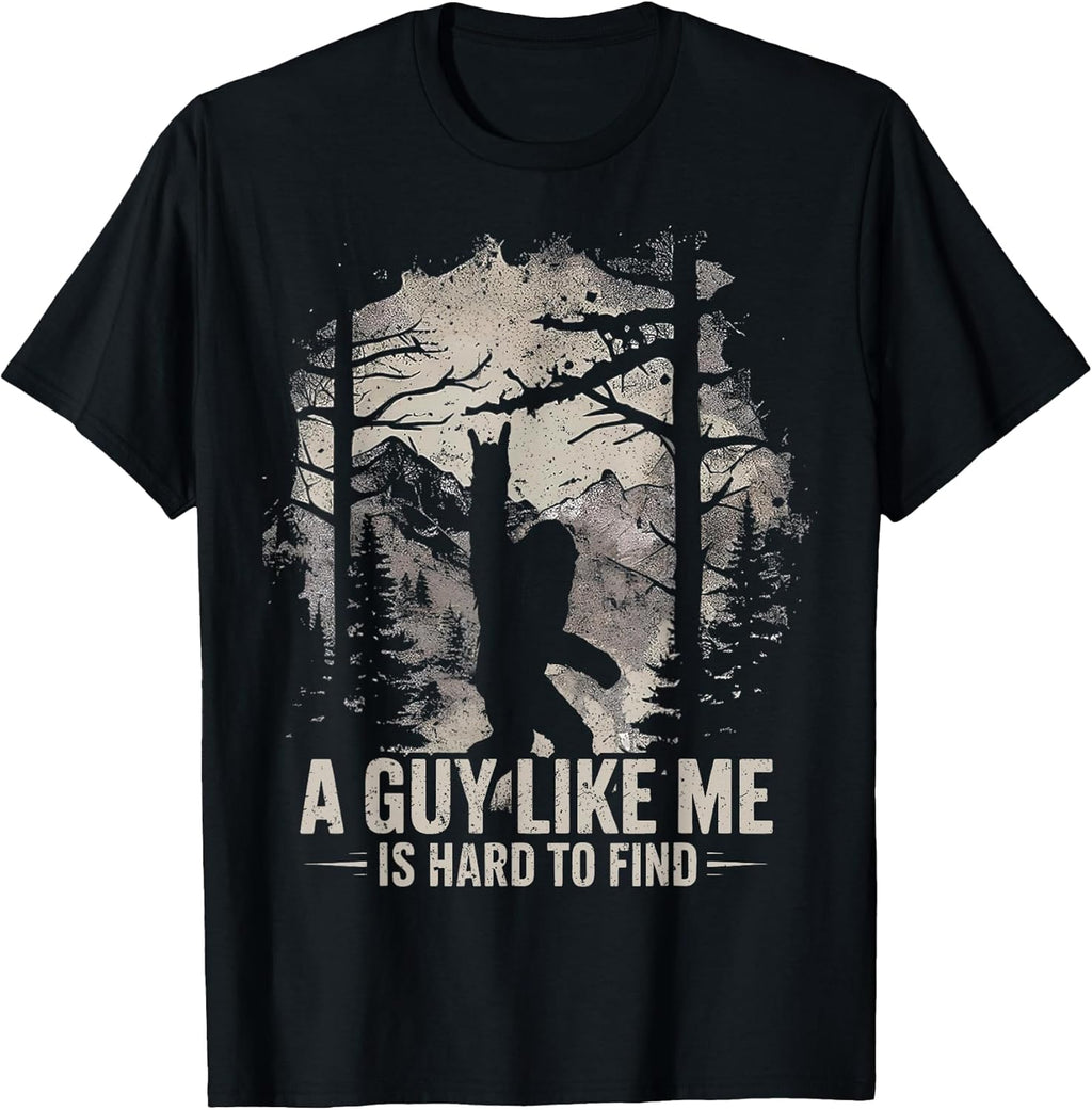 Funny Big Foot Rock A Guy Like Me is Hard to Find - Adult & Kids T-Shirts, Sweatshirts & Hoodies apparel design preview 1