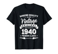Born 1940 Birthday Made 1940 Shirts T-Shirt - Aesthetic Graphic for Adults - T-Shirt, Sweatshirt, Hoodie