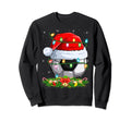 Soccer Sports Lover Lighting Santa Sweatshirt - Trendy Graphic Men Women - T-Shirt, Sweatshirt, Hoodie