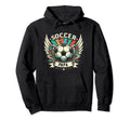 Soccer Papa Family Matching Dad Fathers Hoodie - Custom Art Print Unisex - T-Shirt, Sweatshirt, Hoodie