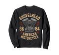 Hd Motorcycle Vtwin Shovelhead Engine Sweatshirt - Custom Art Print Unisex - T-Shirt, Sweatshirt, Hoodie