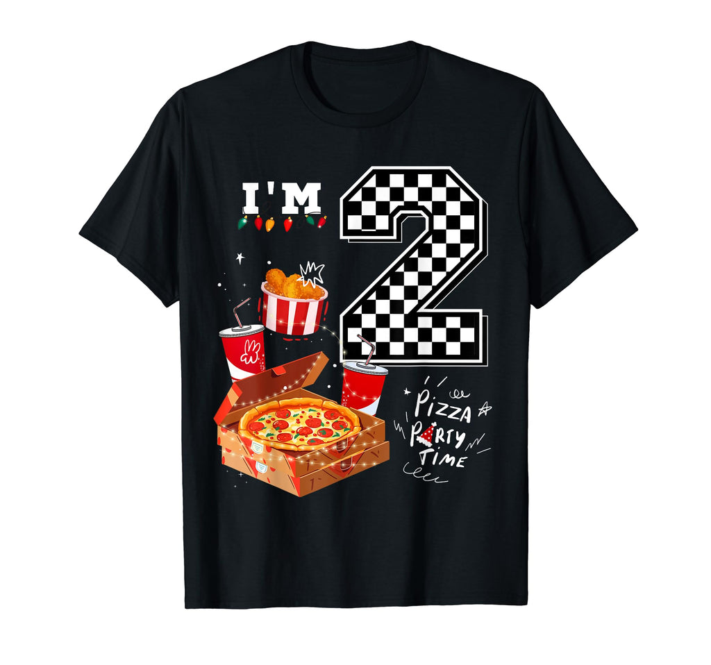 Funny Pizza Lover 2Nd Birthday T-Shirt - Casual Everyday Wear for Adults - T-Shirt, Sweatshirt, Hoodie
