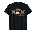 Messy Bun Mom Both Baseball Softball T-Shirt - Minimalist Print Unisex - T-Shirt, Sweatshirt, Hoodie