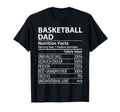 Basketball Dad Nutrition Facts T-Shirt - Casual Everyday Wear for Adults - T-Shirt, Sweatshirt, Hoodie