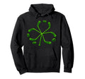 St Patricks Day Shamrock Hockey St Hoodie - Novelty Apparel Men Women - T-Shirt, Sweatshirt, Hoodie