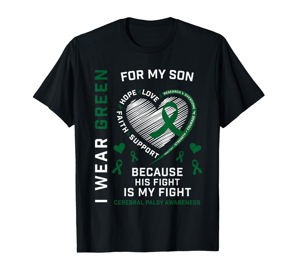 Cp Dad I Wear Green Fighter Son T-Shirt - Custom Art Print for Adults - T-Shirt, Sweatshirt, Hoodie