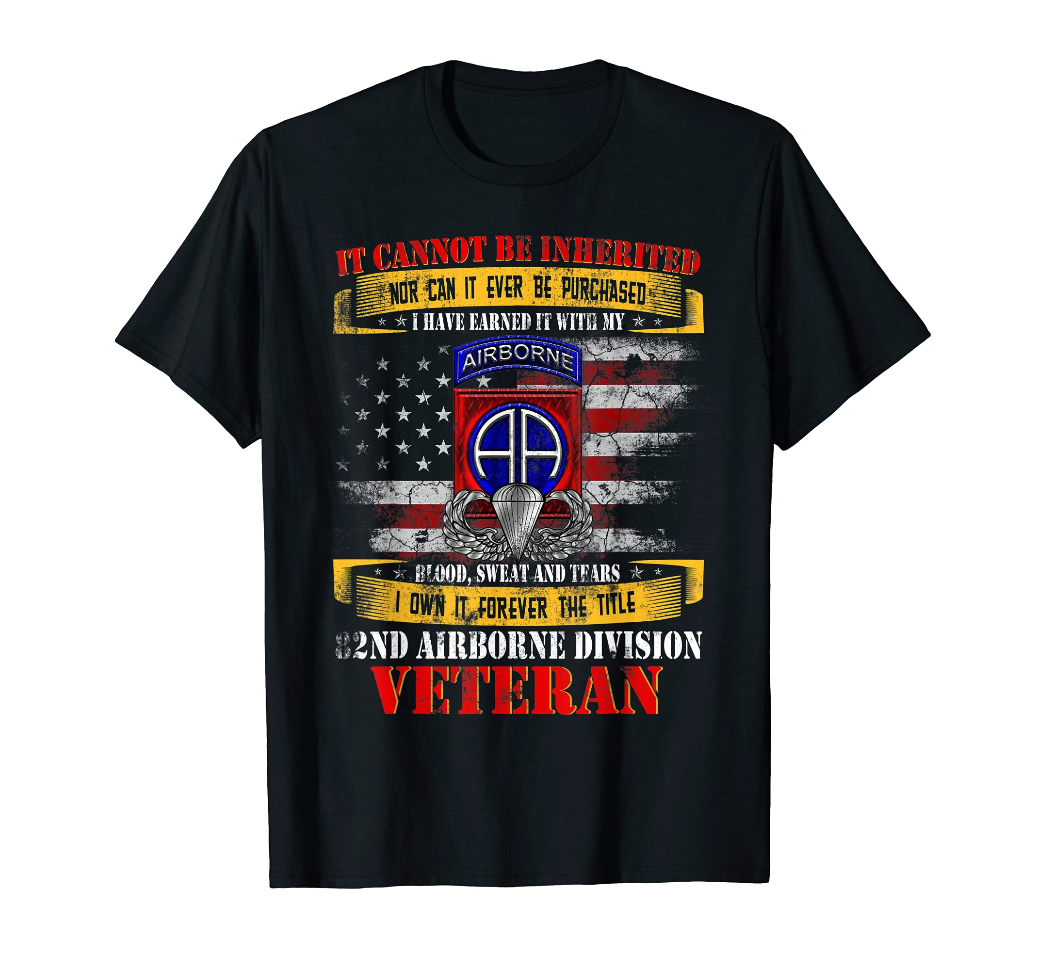 Forever Title 82Nd Airborne Division T-Shirt - Streetwear Style for Adults - T-Shirt, Sweatshirt, Hoodie