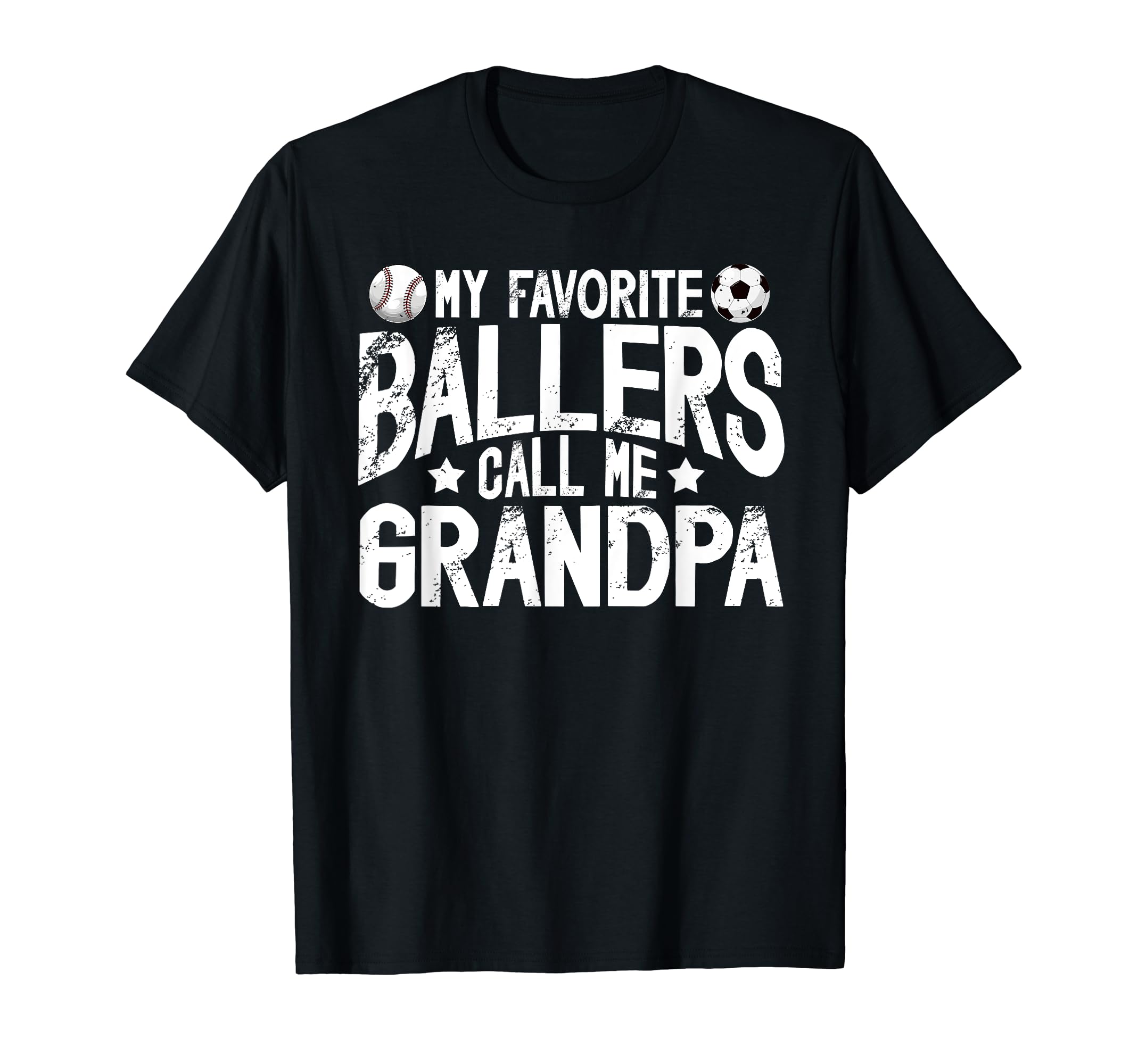 My Favorite Ballers Call Me Grandpa T-Shirt - Custom Art Print Unisex - T-Shirt, Sweatshirt, Hoodie