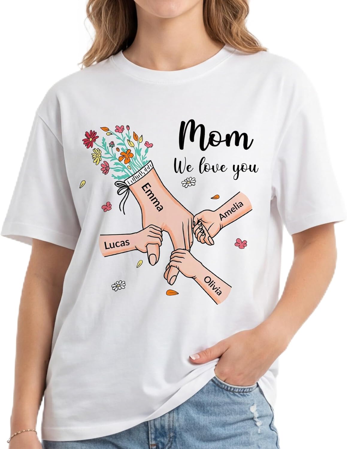Personalized Gifts for Mothers Day, Custom Mom - Adult & Kids T-Shirts, Sweatshirts & Hoodies apparel design preview 1
