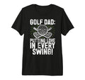 Putting Love Every Swing Golf Dad Tri T-Shirt - Unique Graphic Men Women - T-Shirt, Sweatshirt, Hoodie