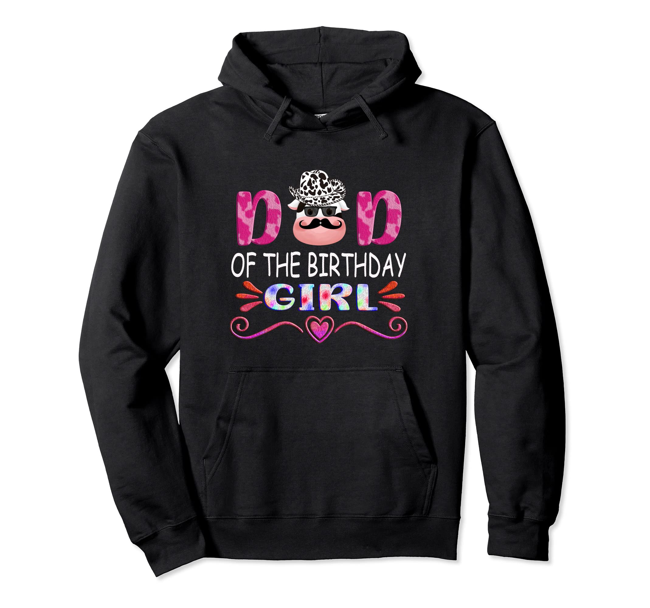 Dad Birthday Farm Cow Daddy Papa 1St Hoodie - Unique Graphic Unisex - T-Shirt, Sweatshirt, Hoodie