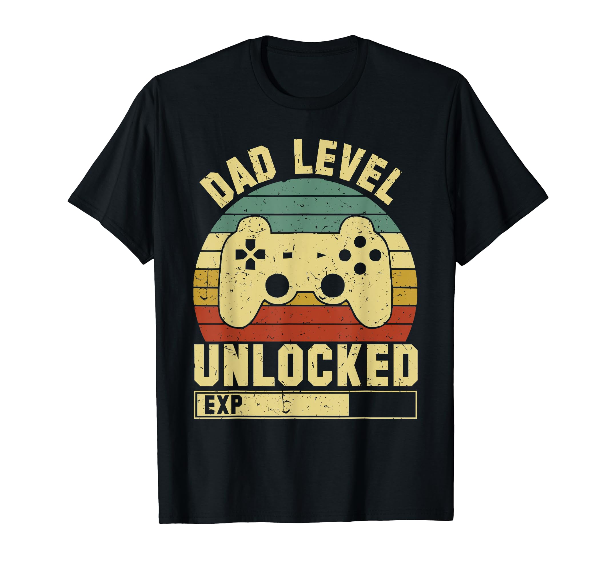 Fathers Day Dad Level Unlocked Gamer T-Shirt - Aesthetic Graphic Men Women - T-Shirt, Sweatshirt, Hoodie