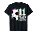 11 Years Being Awesome Soccer Birthday 11Th T-Shirt - Unique Graphic Unisex - T-Shirt, Sweatshirt, Hoodie