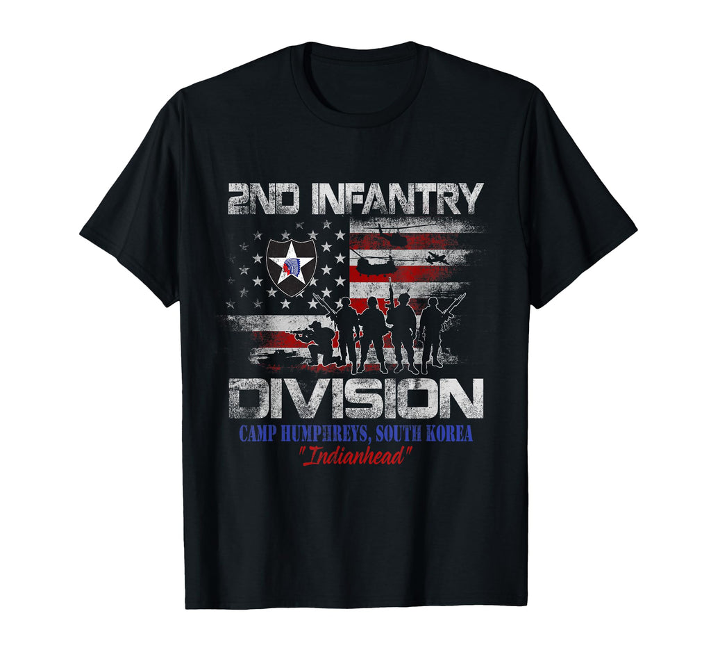 2Nd Infantry Division Veteran Military T-Shirt - Novelty Apparel Unisex - T-Shirt, Sweatshirt, Hoodie