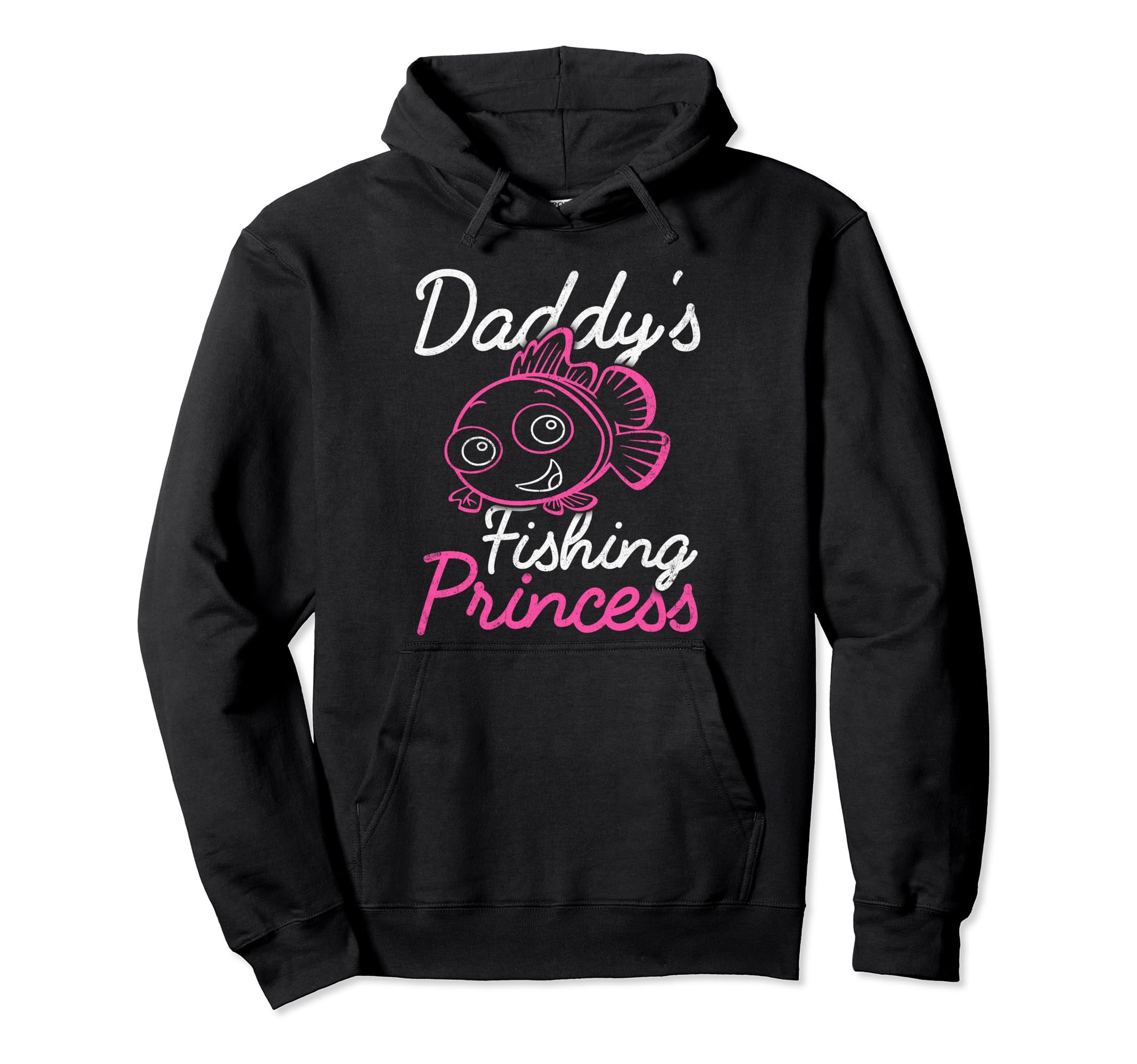 Daddys Fishing Princess And Fisherman Hoodie - Aesthetic Graphic Men Women - T-Shirt, Sweatshirt, Hoodie