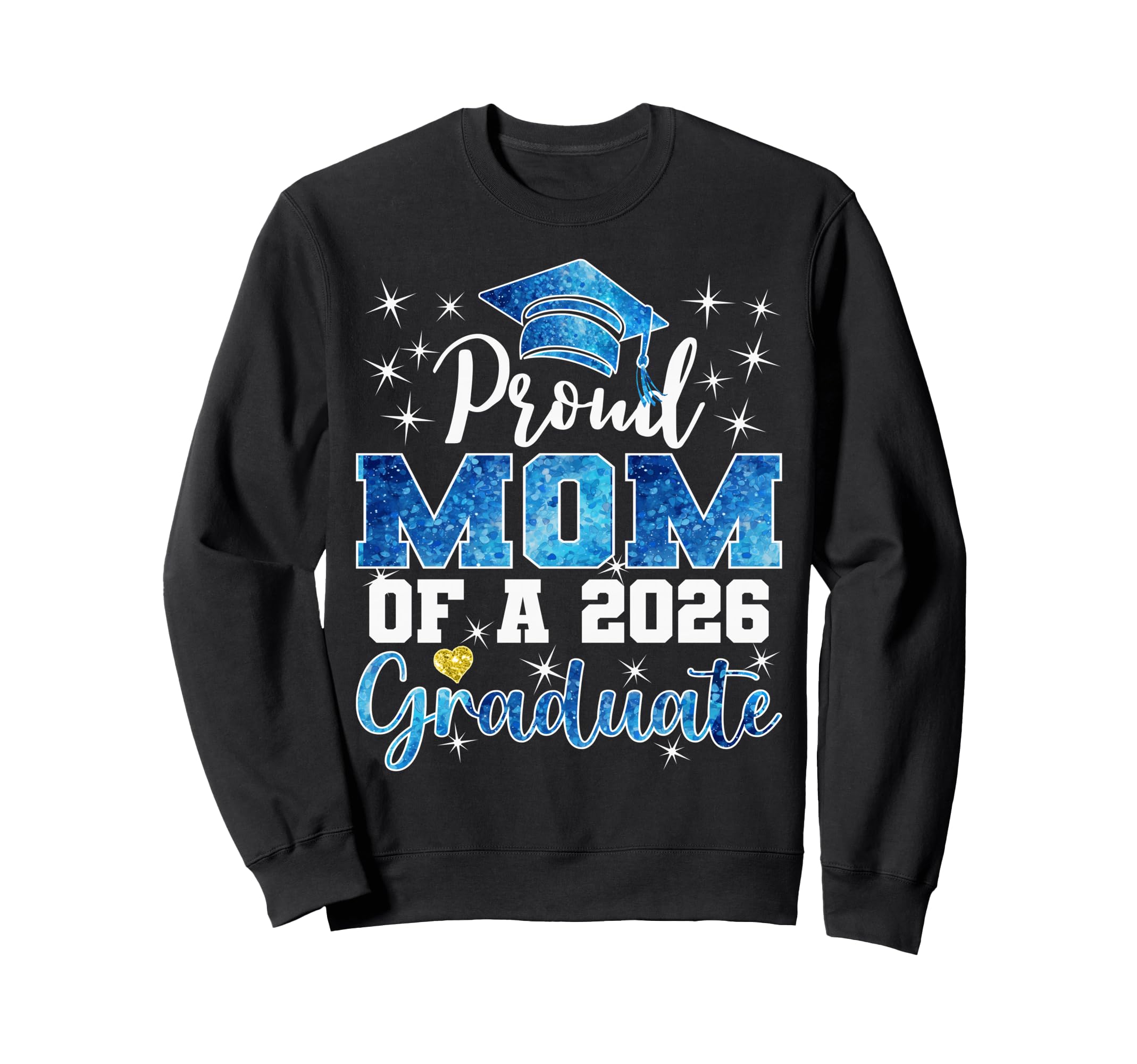 Super Proud Mom 2026 Graduate Senior Sweatshirt - Minimalist Print Unisex - T-Shirt, Sweatshirt, Hoodie