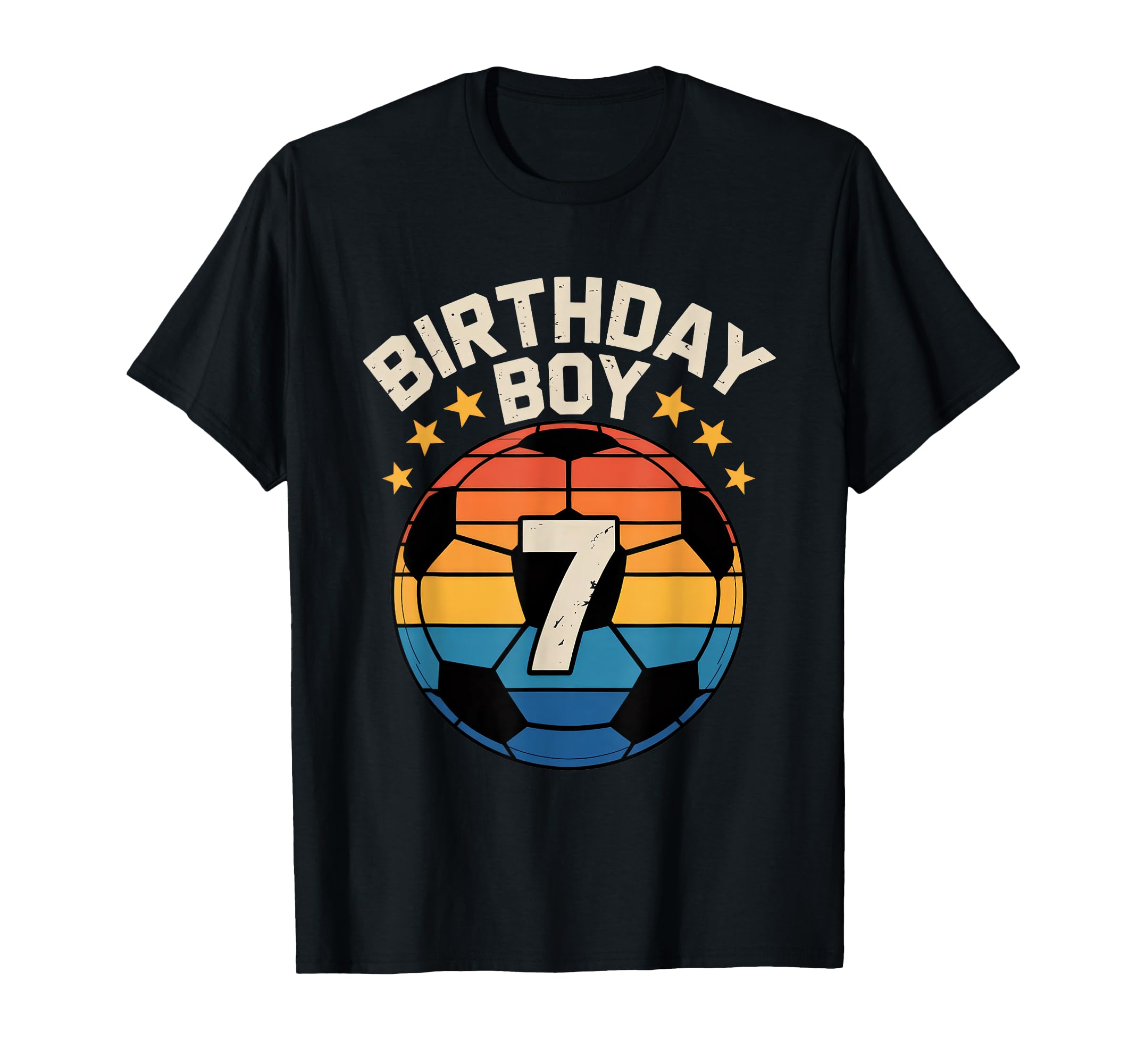 7 Year Old Soccer Player 7Th Birthday T-Shirt - Novelty Apparel Unisex - T-Shirt, Sweatshirt, Hoodie
