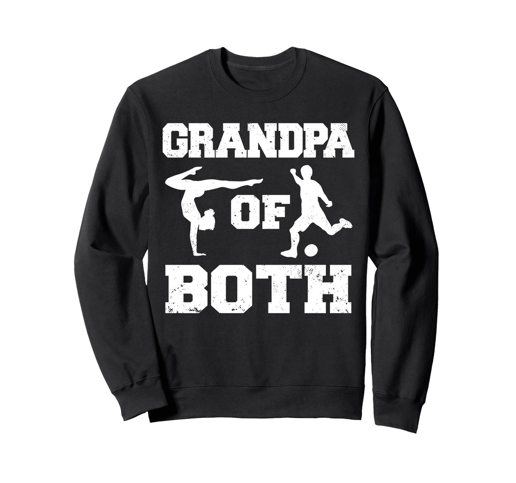 Grandpa Both Funny Soccer And Sweatshirt - Aesthetic Graphic Unisex - T-Shirt, Sweatshirt, Hoodie