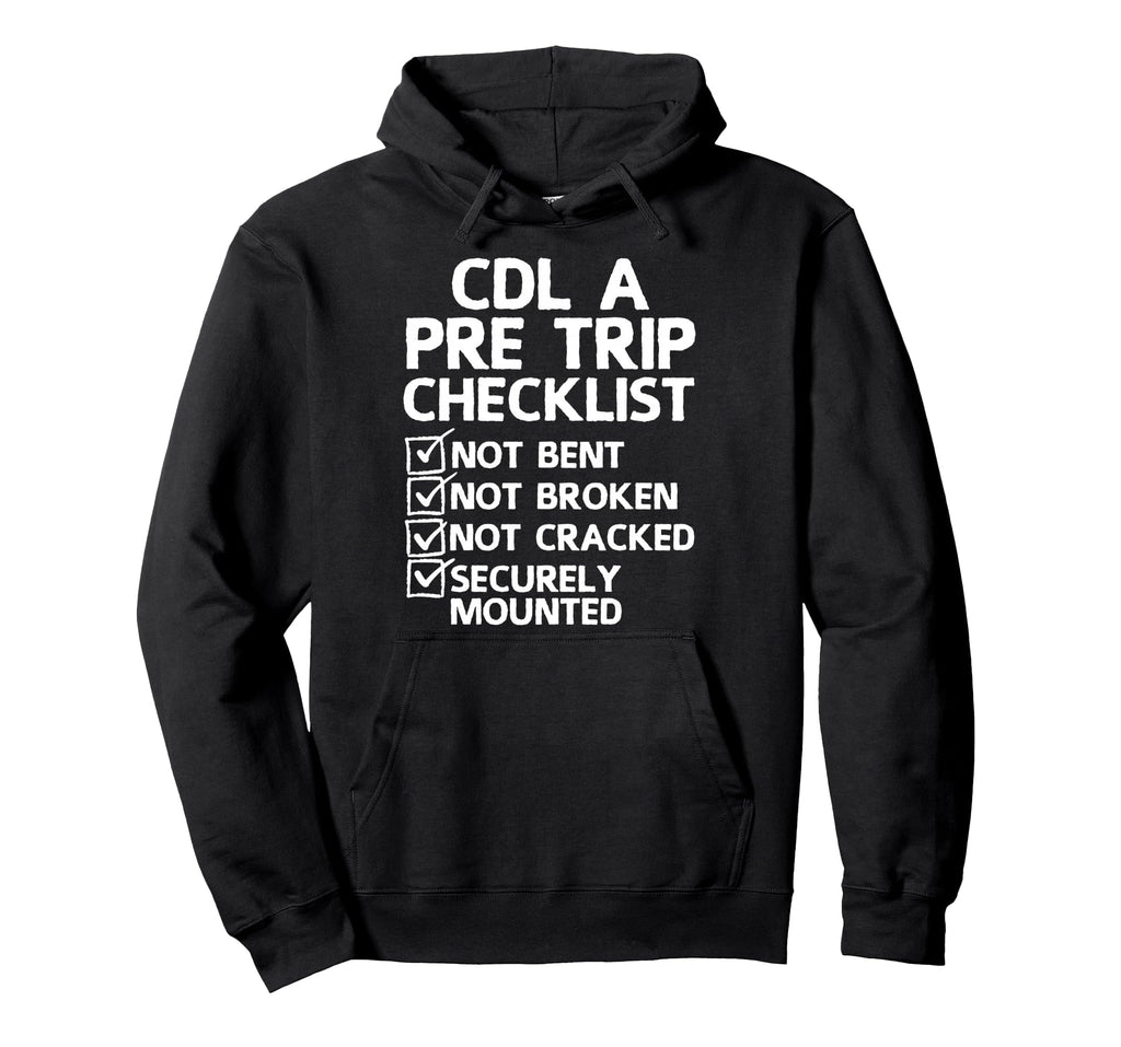 Cdl Trucker Art Trucking Cdl Truck Hoodie - Minimalist Print for Adults - T-Shirt, Sweatshirt, Hoodie