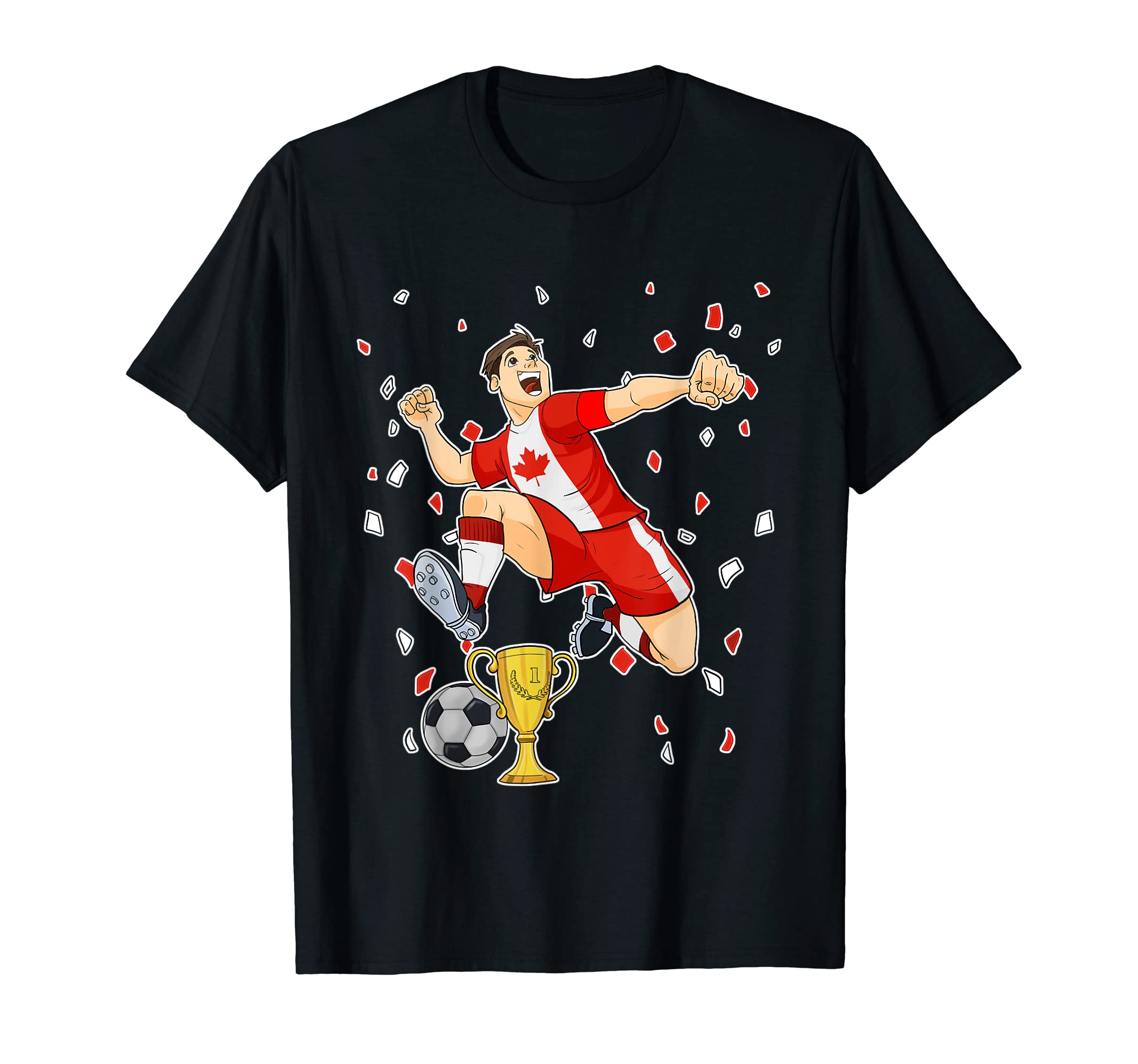 Canadian Soccer Gifts Soccer T-Shirt - Fun Novelty Design Unisex - T-Shirt, Sweatshirt, Hoodie