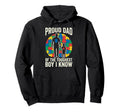 Support Autism Awareness Proud Dad Hoodie - Streetwear Style for Adults - T-Shirt, Sweatshirt, Hoodie