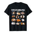 Different Types Guinea Pig Pet Gift T-Shirt - Graphic Print Men Women - T-Shirt, Sweatshirt, Hoodie