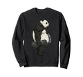 Dad Bod Panda Funny Fitness Gym Sweatshirt - Custom Art Print Men Women - T-Shirt, Sweatshirt, Hoodie