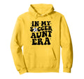 My Soccer Aunt Era Groovy Soccer Ball Hoodie - Fun Novelty Design Unisex - T-Shirt, Sweatshirt, Hoodie