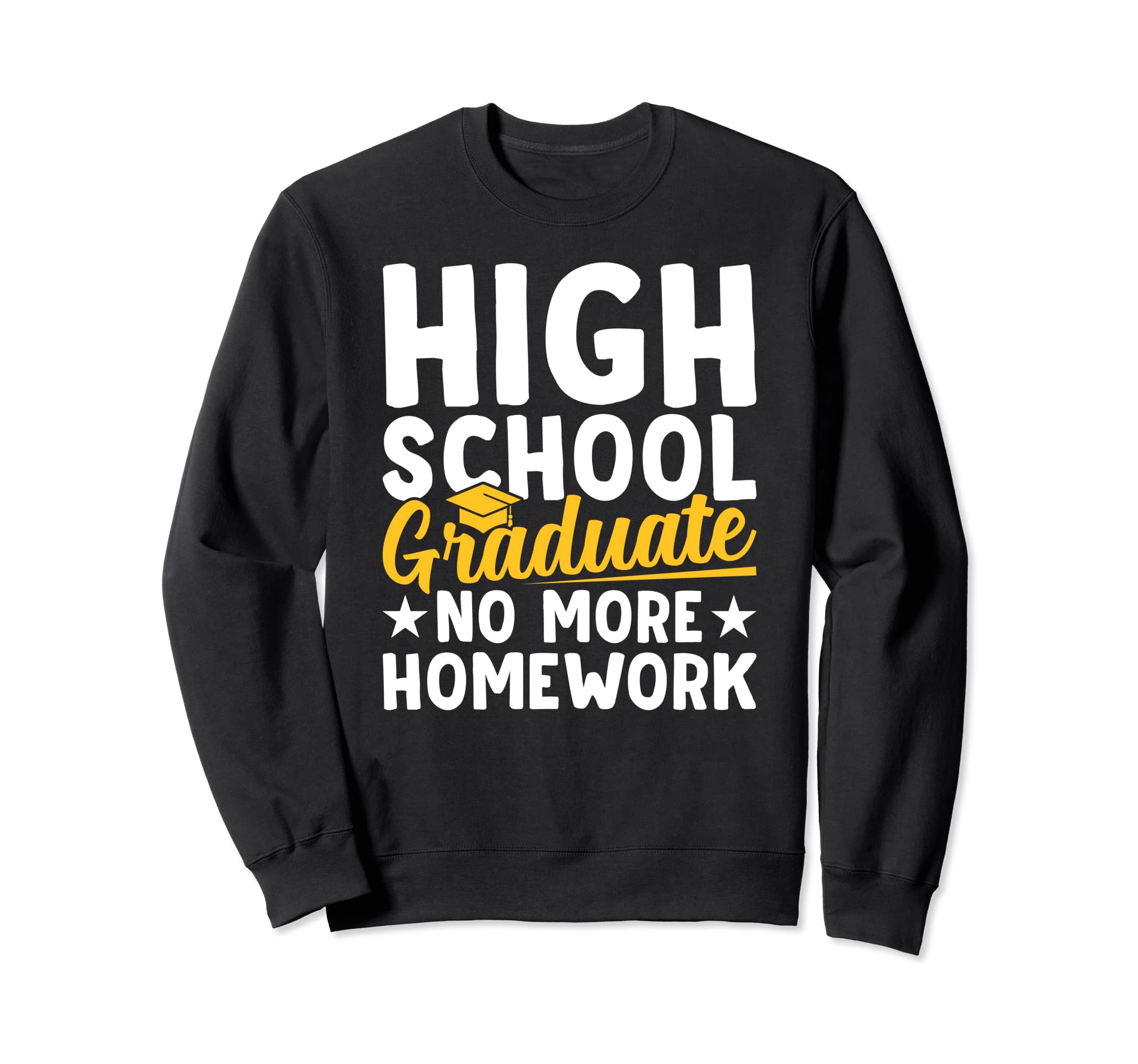 High School Graduate Him Her Sweatshirt - Custom Art Print for Adults - T-Shirt, Sweatshirt, Hoodie